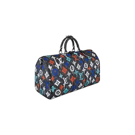 louis vuitton keepall bandoulière 50 lv graffiti multicolor|louis vuitton duffle bag 50.